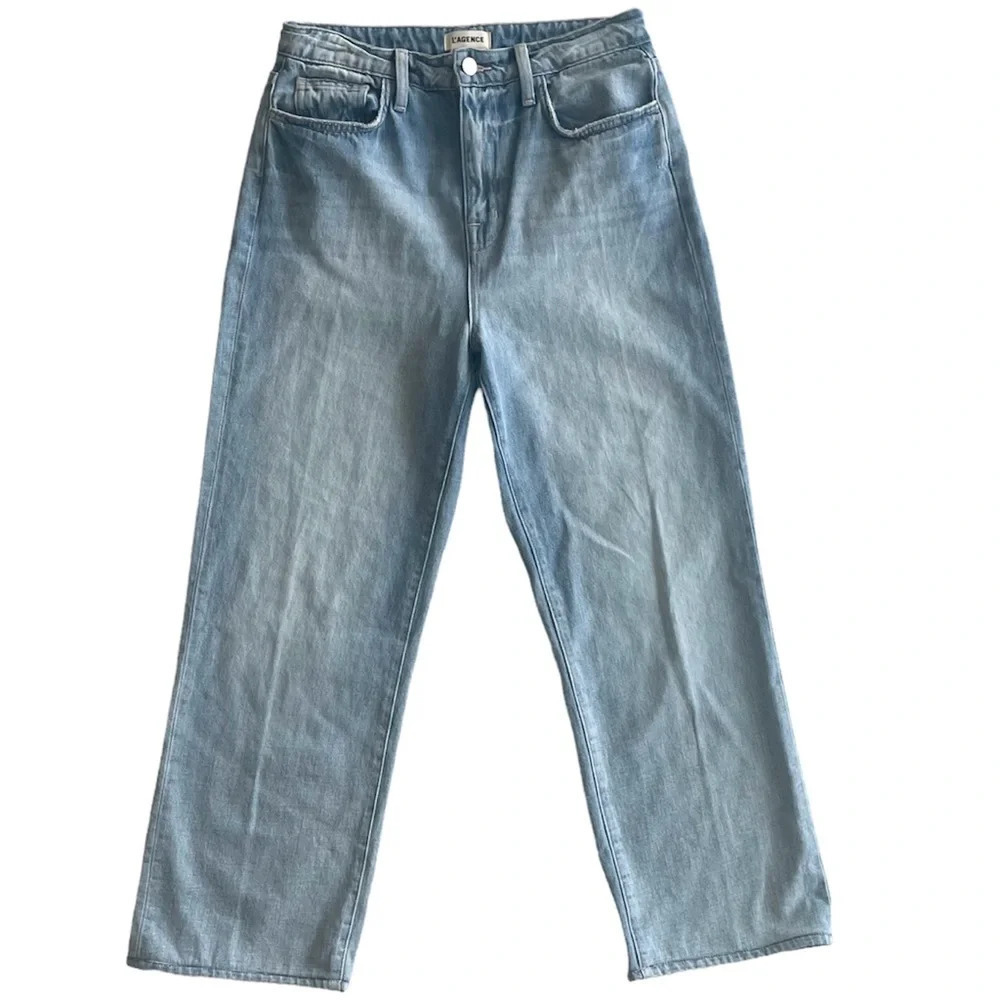 L'AGENCE Jones Ultra High Waist Blue Jeans Size 27 - Picture 6 of 6